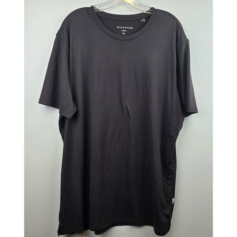 7Diamonds Core‎ Active T-Shirt Mens XL Black Performance CSMT-4207